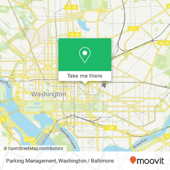 Parking Management, 300 Massachusetts Ave NW map