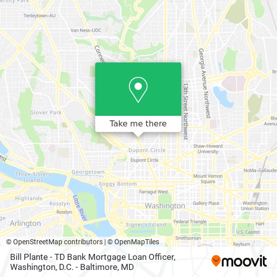 Bill Plante - TD Bank Mortgage Loan Officer map