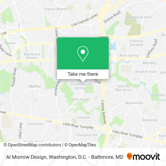 Mapa de Al Morrow Design