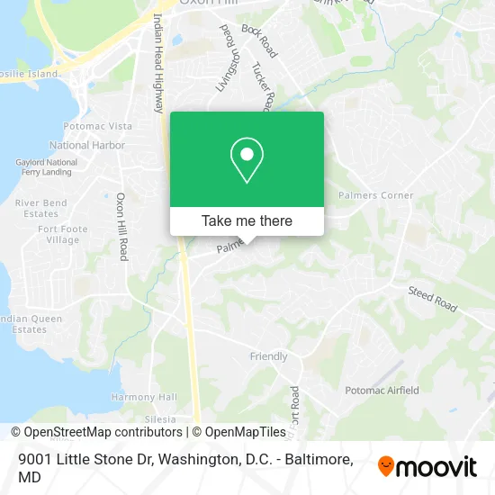 9001 Little Stone Dr map