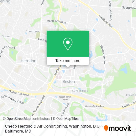 Cheap Heating & Air Conditioning map