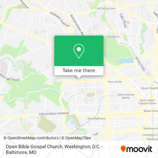 Mapa de Open Bible Gospel Church
