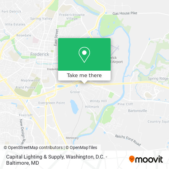 Mapa de Capital Lighting & Supply