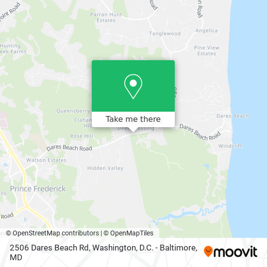 2506 Dares Beach Rd map