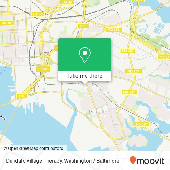 Dundalk Village Therapy, 6610 Tributary St map