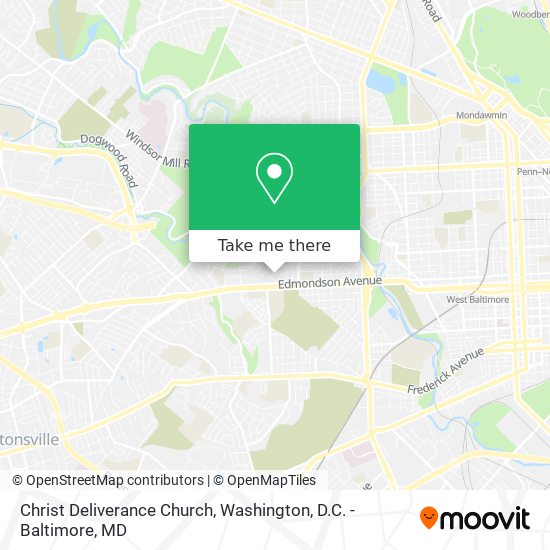 Christ Deliverance Church map