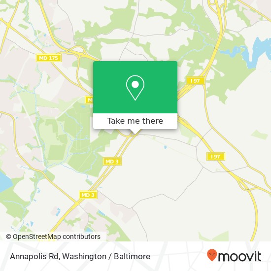 Mapa de Annapolis Rd, Millersville, MD 21108