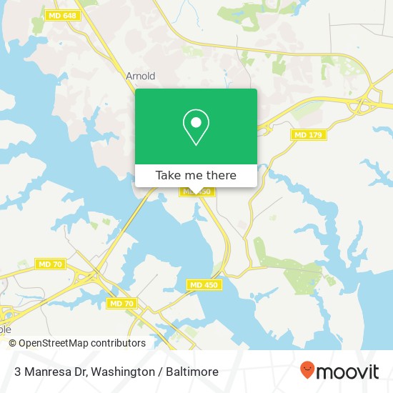 3 Manresa Dr, Annapolis (ANNAPOLIS), MD 21409 map