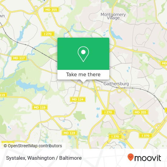 Systalex, 555 Quince Orchard Rd map