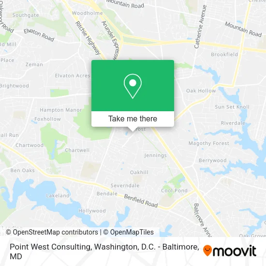 Point West Consulting map