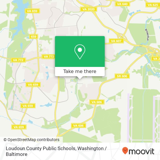 Loudoun County Public Schools, 43330 Loudoun Reserve Dr map