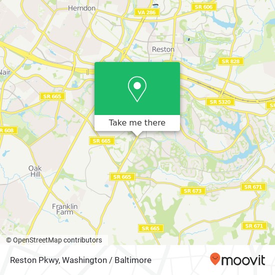 Mapa de Reston Pkwy, Reston, VA 20191