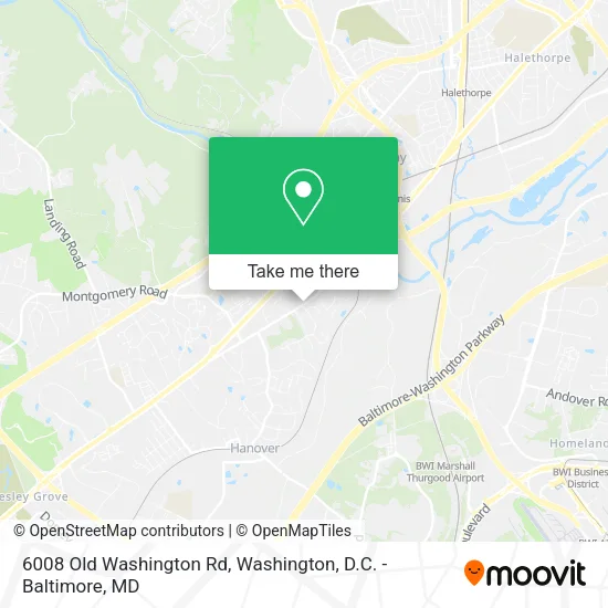 Mapa de 6008 Old Washington Rd