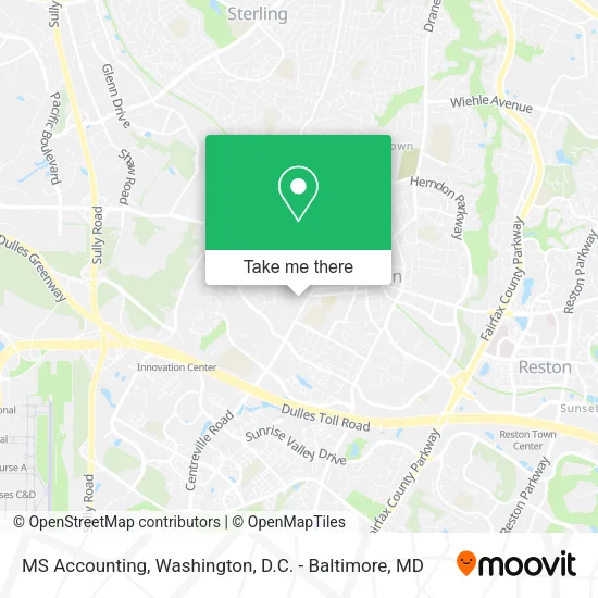MS Accounting map