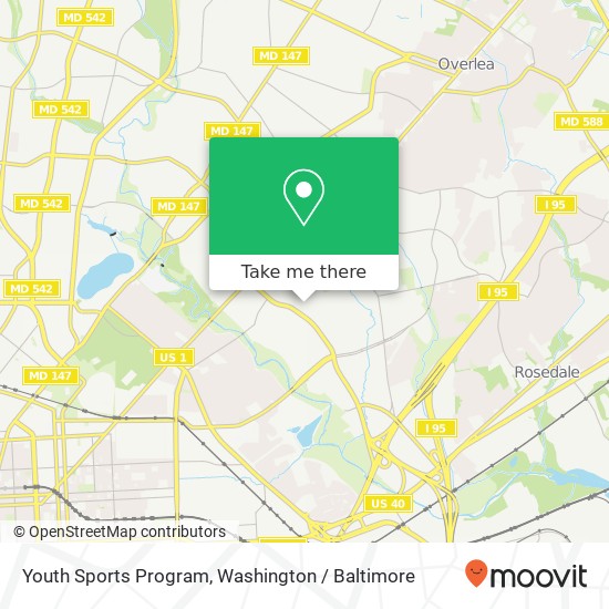 Mapa de Youth Sports Program, 4633 Furley Ave