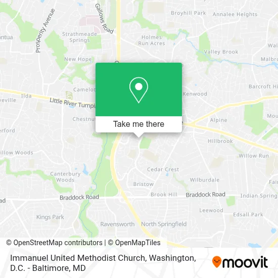 Immanuel United Methodist Church map