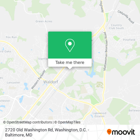 Mapa de 2720 Old Washington Rd