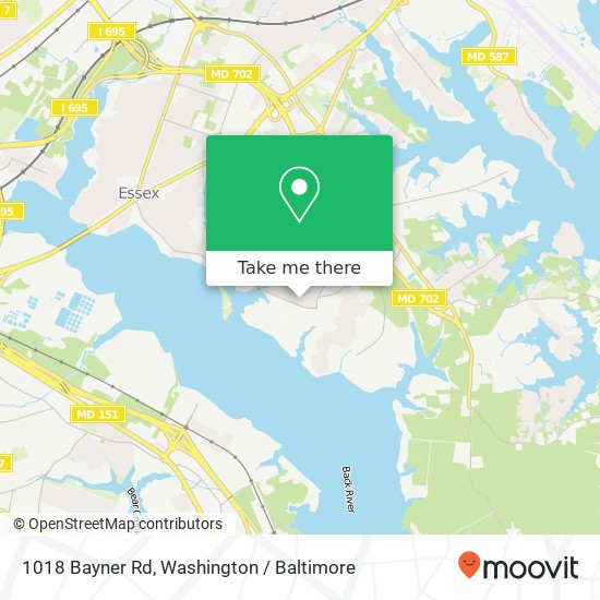 1018 Bayner Rd, Essex, MD 21221 map