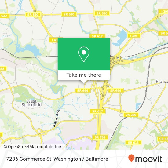 7236 Commerce St, Springfield, VA 22150 map