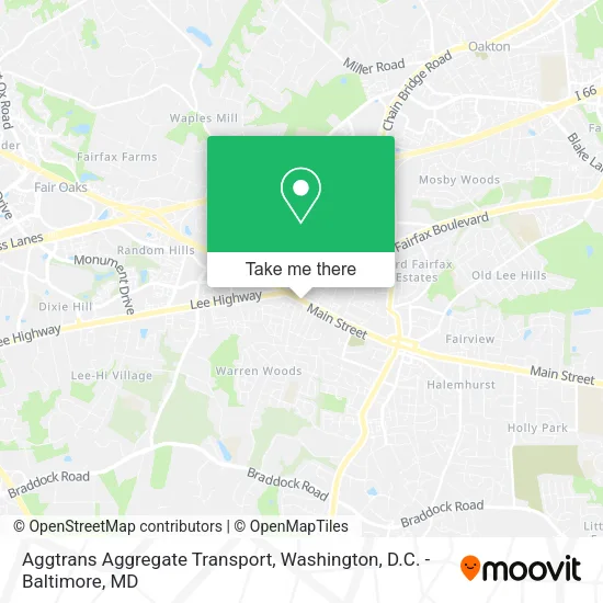 Aggtrans Aggregate Transport map