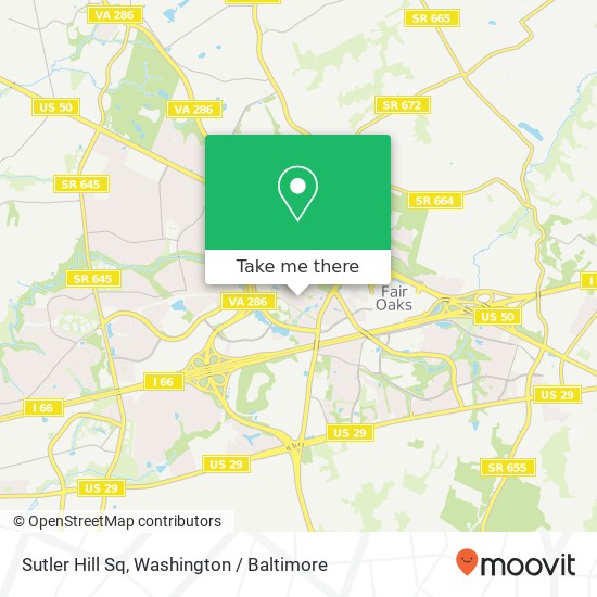 Sutler Hill Sq, Fairfax, VA 22033 map