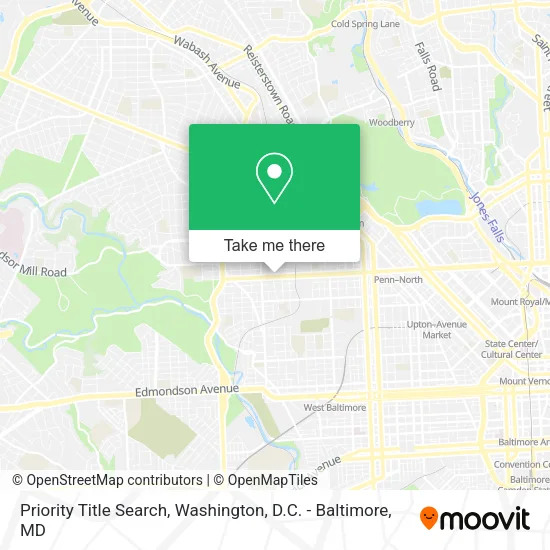 Mapa de Priority Title Search