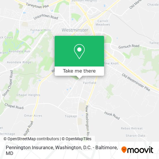 Mapa de Pennington Insurance