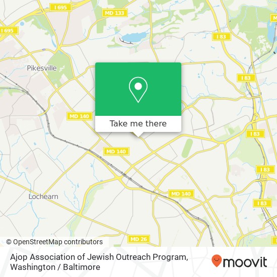 Ajop Association of Jewish Outreach Program, 5906 Park Heights Ave map