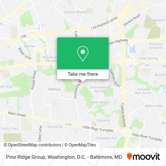 Pine Ridge Group map