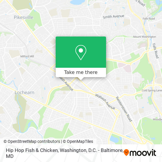 Mapa de Hip Hop Fish & Chicken