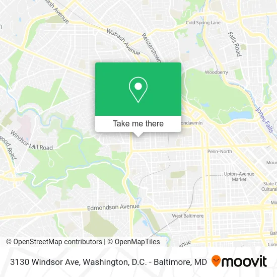 3130 Windsor Ave map