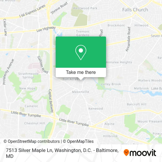 7513 Silver Maple Ln map