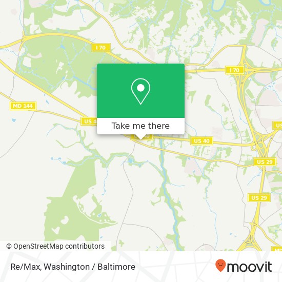 Mapa de Re / Max, 10045 Baltimore National Pike