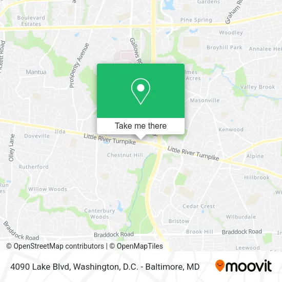 4090 Lake Blvd map