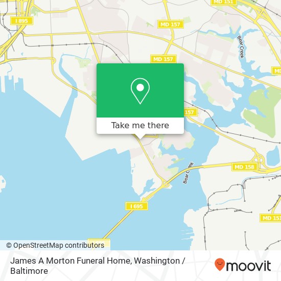 Mapa de James A Morton Funeral Home, 311 Main St