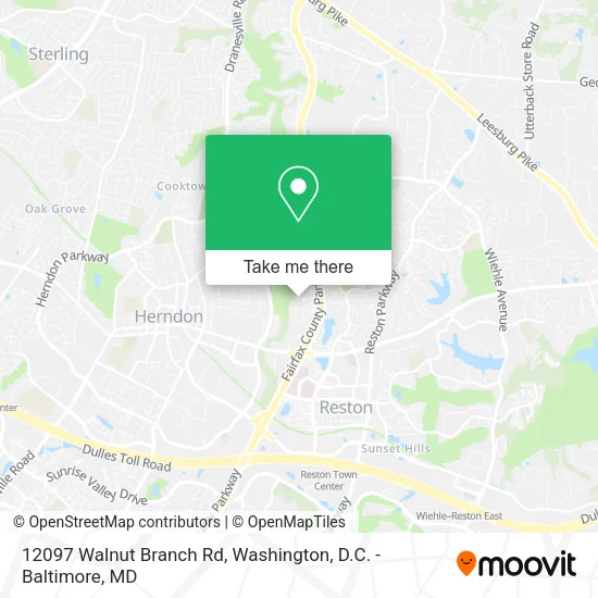 12097 Walnut Branch Rd map
