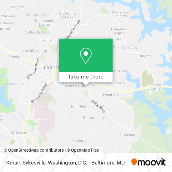 Mapa de Kmart-Sykesville