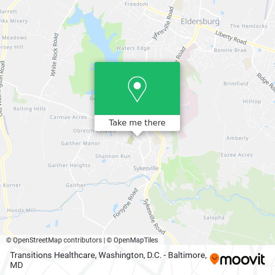 Transitions Healthcare map