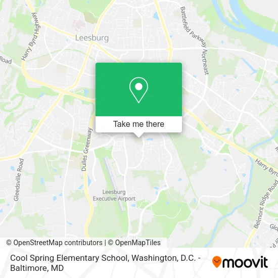 Cool Spring Elementary School map