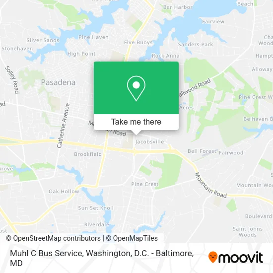 Muhl C Bus Service map