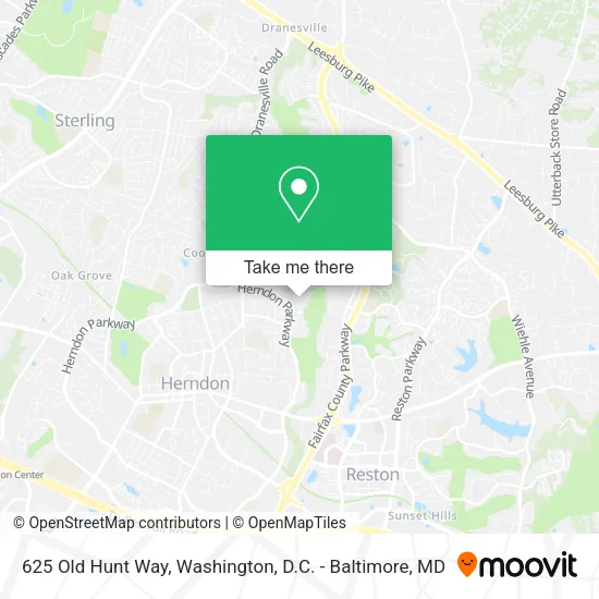 Mapa de 625 Old Hunt Way