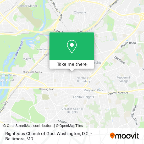 Mapa de Righteous Church of God