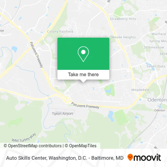 Auto Skills Center map