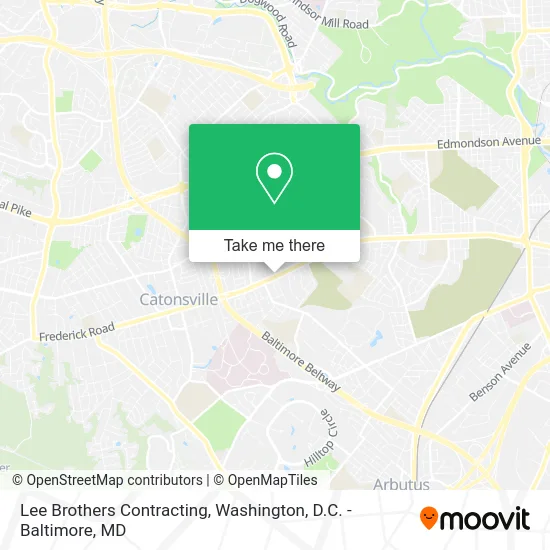 Lee Brothers Contracting map