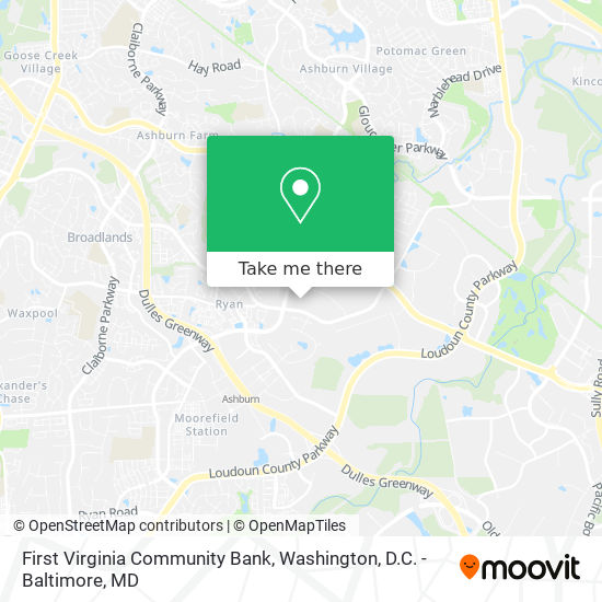 First Virginia Community Bank map