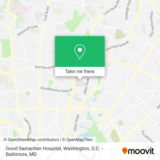 Good Samaritan Hospital map
