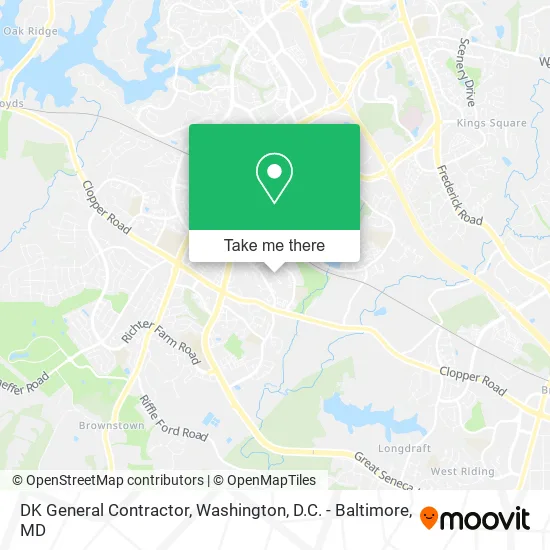 Mapa de DK General Contractor