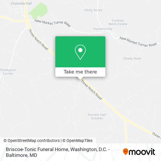 Briscoe-Tonic Funeral Home map