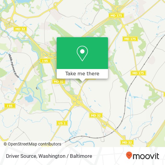 Mapa de Driver Source, 8610 Washington Blvd