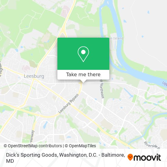 Dick's Sporting Goods map